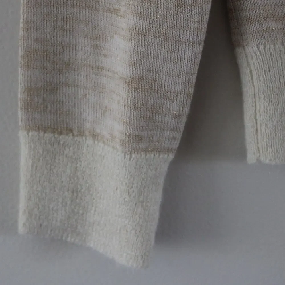 NWT Bonpoint Button Front Wool Mohair Long Sleeve Cardigan‎ Sweater Neutral 12